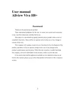 Предварительный просмотр 3 страницы Allview VIVA H8+ User Manual