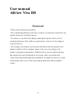 Предварительный просмотр 3 страницы Allview Viva H8 User Manual