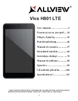 Preview for 1 page of Allview Viva H801 LTE User Manual