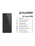 Preview for 1 page of Allview X2 Soul PRO User Manual