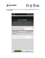 Предварительный просмотр 4 страницы Allview X2 Soul Style+ Software Update Procedure