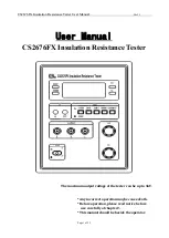 Allwin CS2676FX User Manual предпросмотр