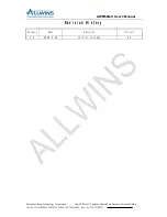 Предварительный просмотр 2 страницы Allwins AWM50G-X User Manual