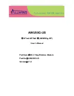 Предварительный просмотр 1 страницы Allwins AWU50G-US User Manual