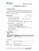 Preview for 4 page of Allwins AWU50G-W User Manual