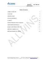 Предварительный просмотр 3 страницы Allwins AWU511N User Manual