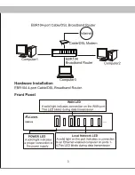 Предварительный просмотр 4 страницы Allwins EBR104 Quick Installation Manual