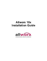 Предварительный просмотр 1 страницы Allworx Allworx 10x Installation Manual