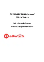 Предварительный просмотр 3 страницы Allworx POWERFLEX G2426 Quick Installation And Configuration Manual