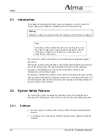 Предварительный просмотр 16 страницы Alma Lasers Accent xl Operator'S Manual