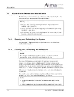 Preview for 74 page of Alma Lasers Accent xl Operator'S Manual