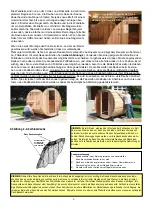 Предварительный просмотр 6 страницы Almost Heaven Saunas AHBRL66RU Instructions For Installation And Use Manual