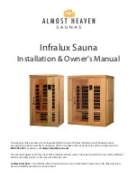 Almost Heaven Saunas Infralux Installation & Owner'S Manual предпросмотр