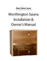 Предварительный просмотр 1 страницы Almost Heaven Saunas Worthington Sauna Installation & Owner'S Manual