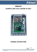 Preview for 1 page of Almot 08880893 Manual Instruction