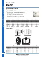 Preview for 4 page of Alnor DV-PP-100-270 User Manual