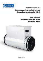 Alnor HDE Series User Manual предпросмотр