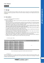 Preview for 19 page of Alnor HDE Series User Manual