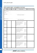 Preview for 62 page of Alnor HRU-MinistAIR-250 User Manual