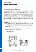 Preview for 4 page of Alnor HRU-PremAIR-350 User Manual