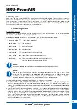 Preview for 69 page of Alnor HRU-PremAIR-350 User Manual