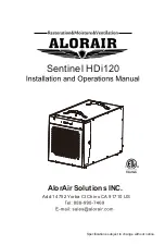 ALORAIR Sentinel HDi120 Installation And Operation Manual preview