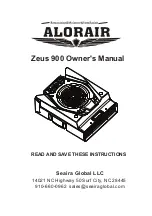 Preview for 1 page of ALORAIR Zeus 900 Owner'S Manual