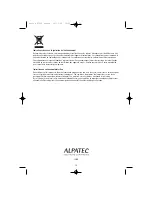 Предварительный просмотр 12 страницы ALPATEC PI 242 EHUV Manual