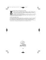 Preview for 8 page of ALPATEC RSE 2400 User Manual