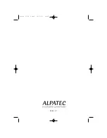 Предварительный просмотр 8 страницы ALPATEC TF 45 S Manual