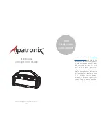 Предварительный просмотр 1 страницы Alpatronix AX500 User Manual