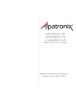 Alpatronix CX100 User Manual предпросмотр