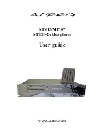 Preview for 1 page of Alpeg MP107 User Manual