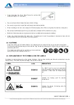 Предварительный просмотр 8 страницы Alpego DELTA Series Use And Maintenance Manual