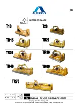 Alpego T10 Series Manual Of Use And Maintenance preview