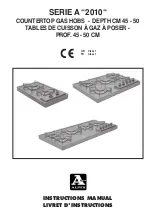 Alpes Inox A 478/4G Instruction Manual предпросмотр