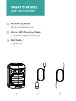 Preview for 3 page of Alpha Comm Enterprises QUIKCELL PartyBeat Power Quick Start Manual