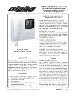 Alpha Communications VH30AK Installation And Use Instructions Manual предпросмотр