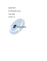 Alpha Data ADM-XRC-II User Manual preview