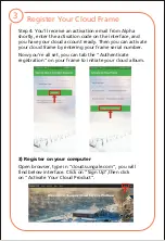 Предварительный просмотр 5 страницы Alpha Digital Cloud Frame KS1016 Quick Start Manual