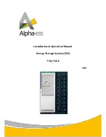 Alpha ESS T100 Installation & Operation Manual preview