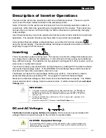 Предварительный просмотр 21 страницы Alpha Group OutBack Power GS8048A Operator'S Manual