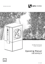 Alpha-InnoTec LW 161H/V Operating Manual preview