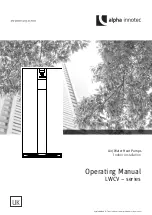 Alpha-InnoTec LWAV 122R3-HSV 12M3 Operating Manual preview