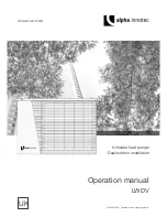 Preview for 1 page of Alpha-InnoTec LWDV Operation Manual