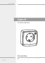 Preview for 1 page of Alpha IP PS 21001 Instruction Manual