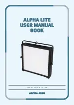 Предварительный просмотр 1 страницы ALPHA LITE 6060 User Manual Book