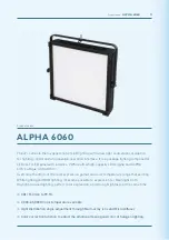 Предварительный просмотр 4 страницы ALPHA LITE 6060 User Manual Book