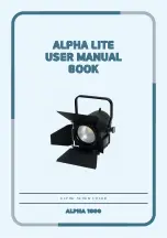 ALPHA LITE a7c Series User Manual Book предпросмотр