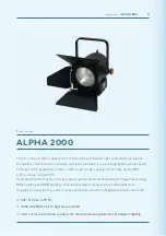 Предварительный просмотр 4 страницы ALPHA LITE ALPHA 2000 User Manual Book